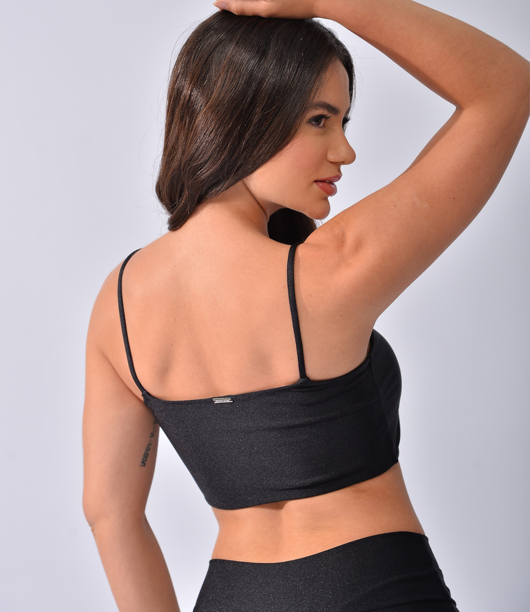 Top Alça Fina de Lycra Pulse