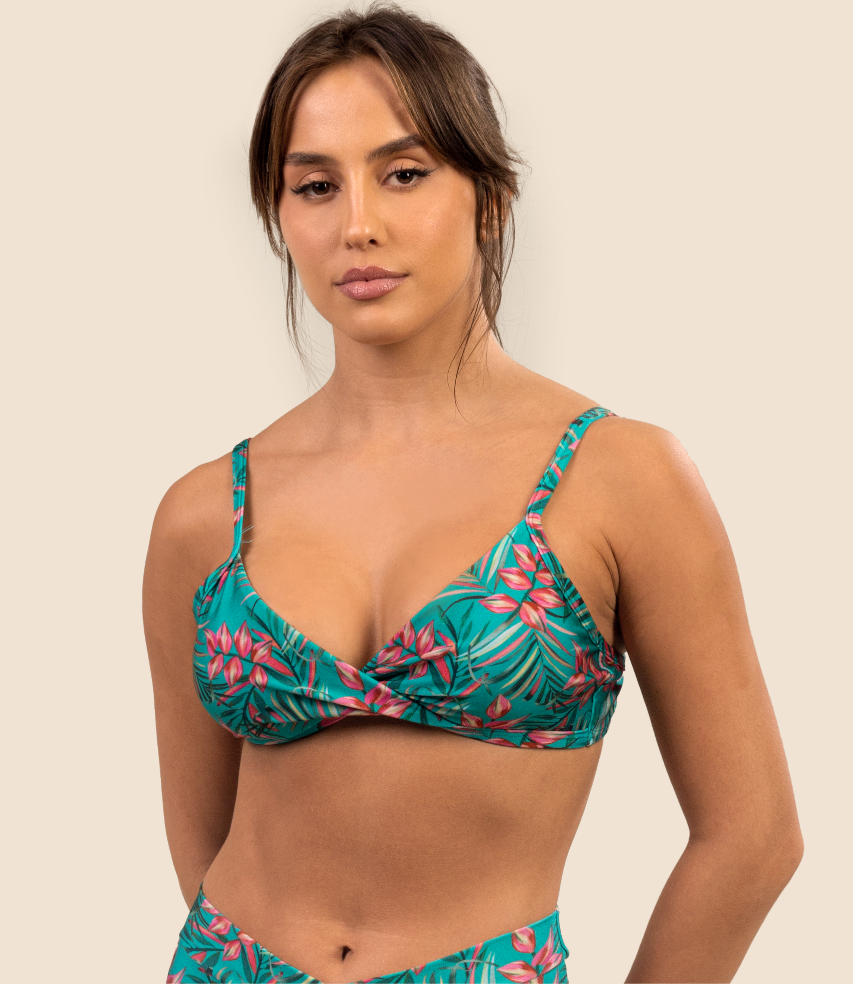 Top Meia Taça Estampado Kiara