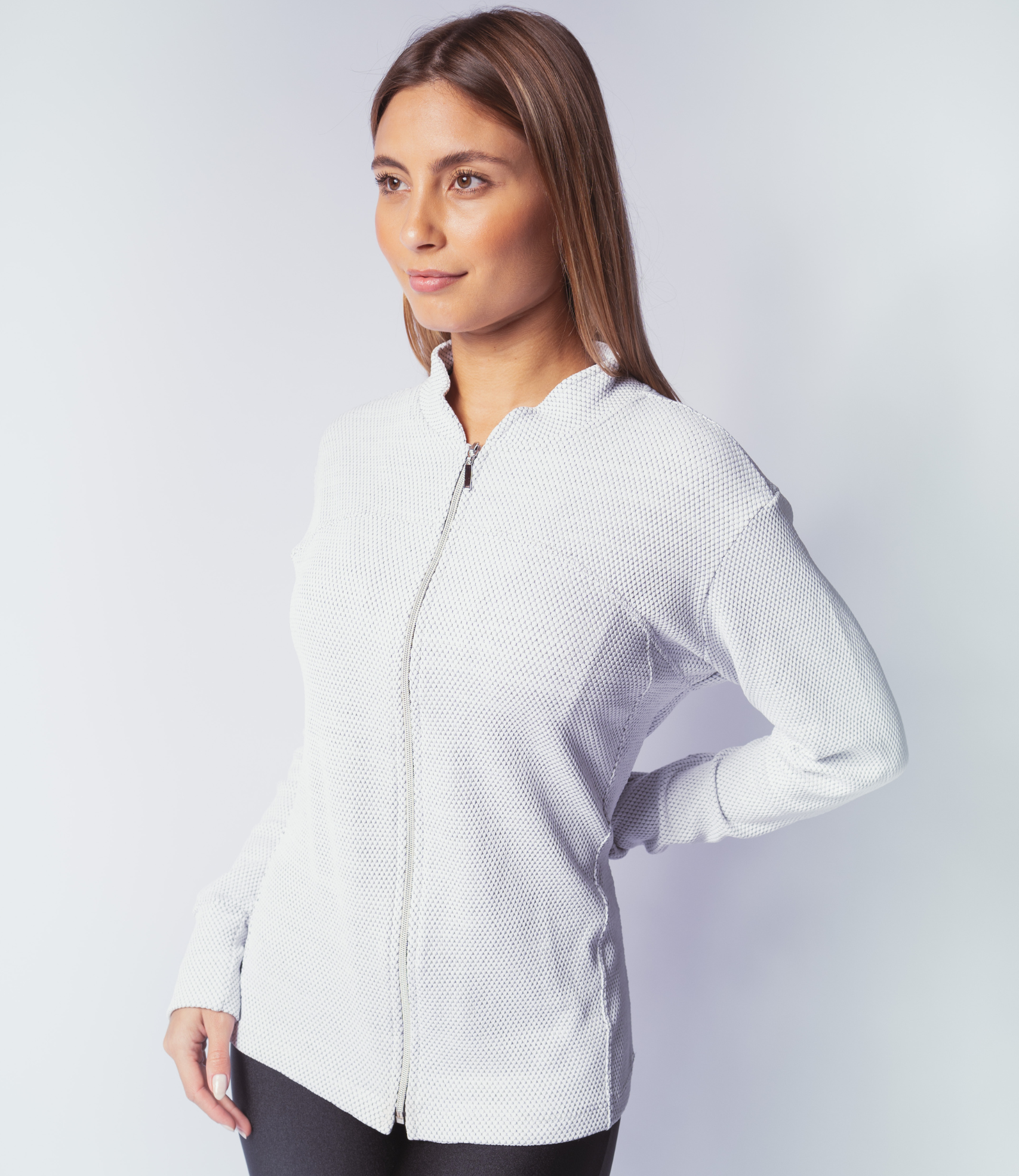 Casaco Piquet Zíper Pulse