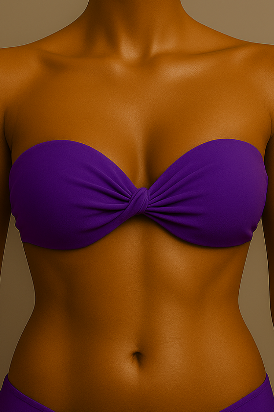 Top tomara que caia com design cruzado - 90