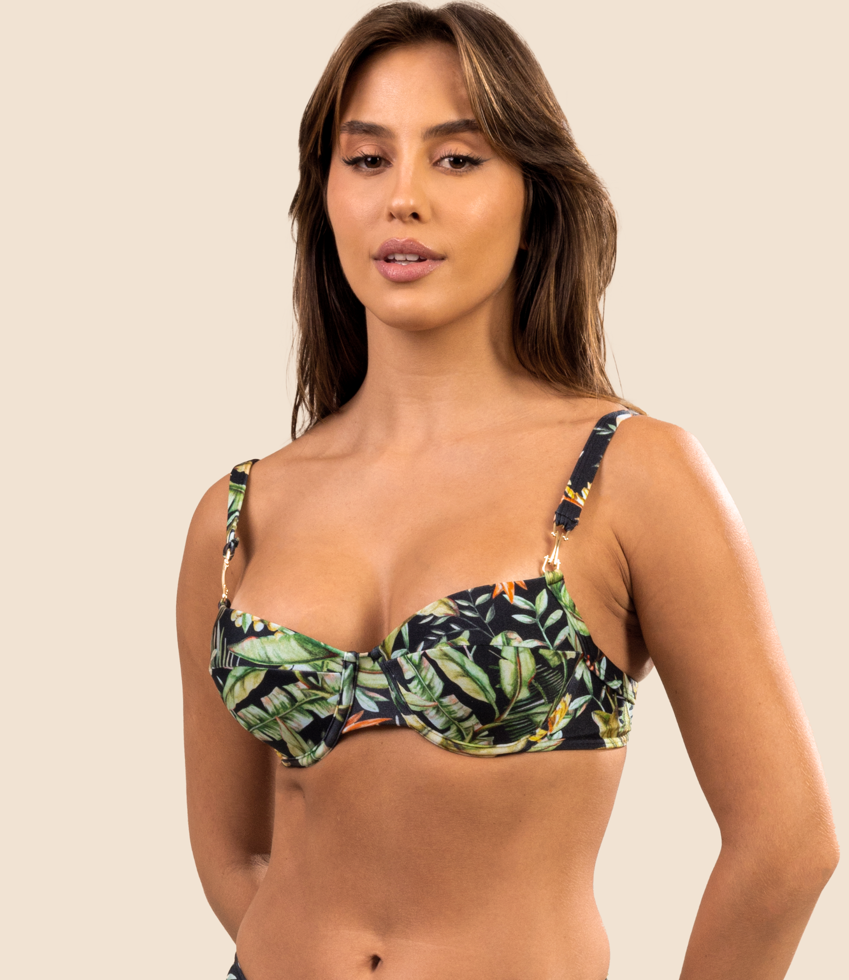 Top Meia Taça Estampado Cléo