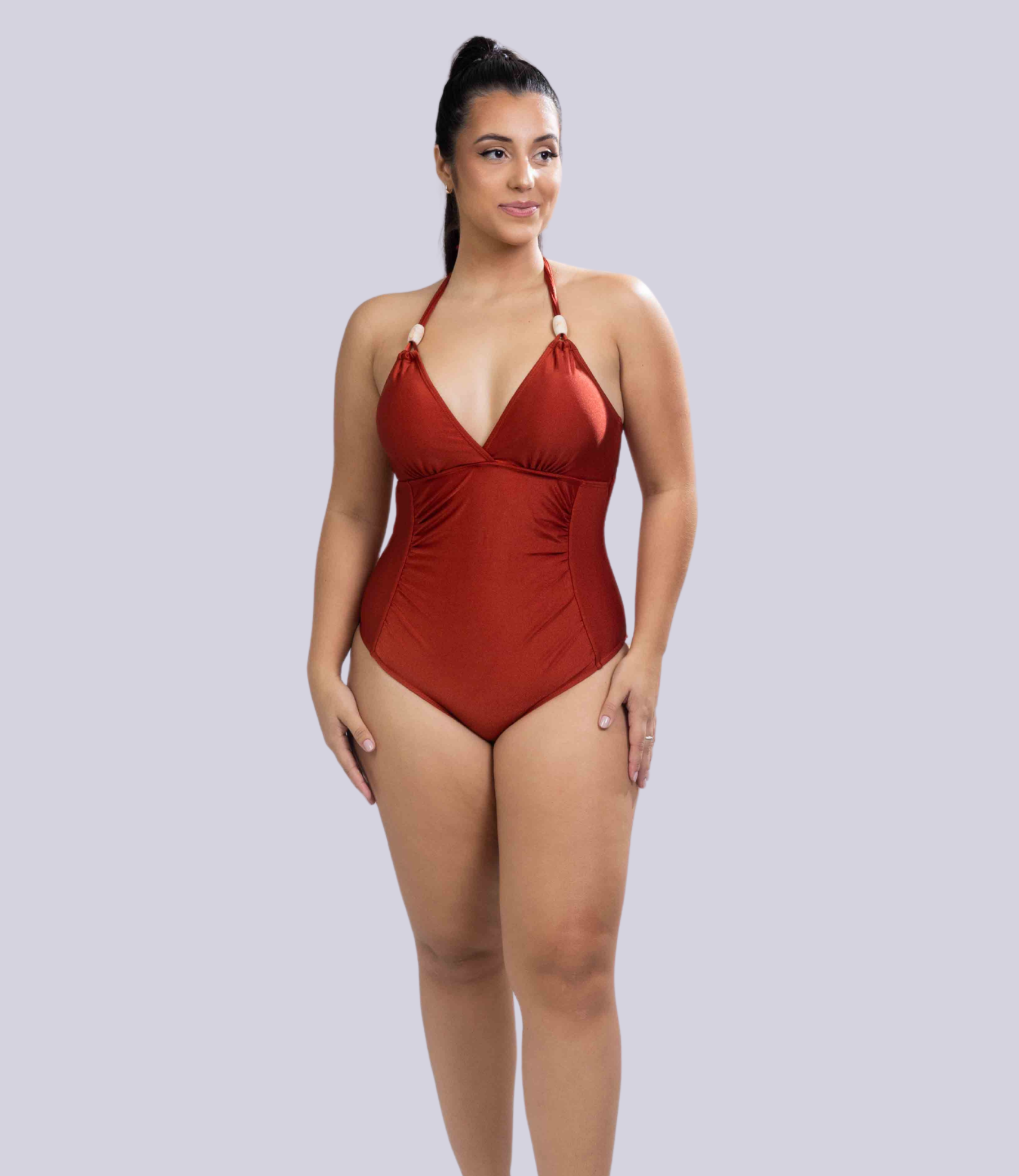 Maio Halter Com Detalhe Em Argolas Brigitte