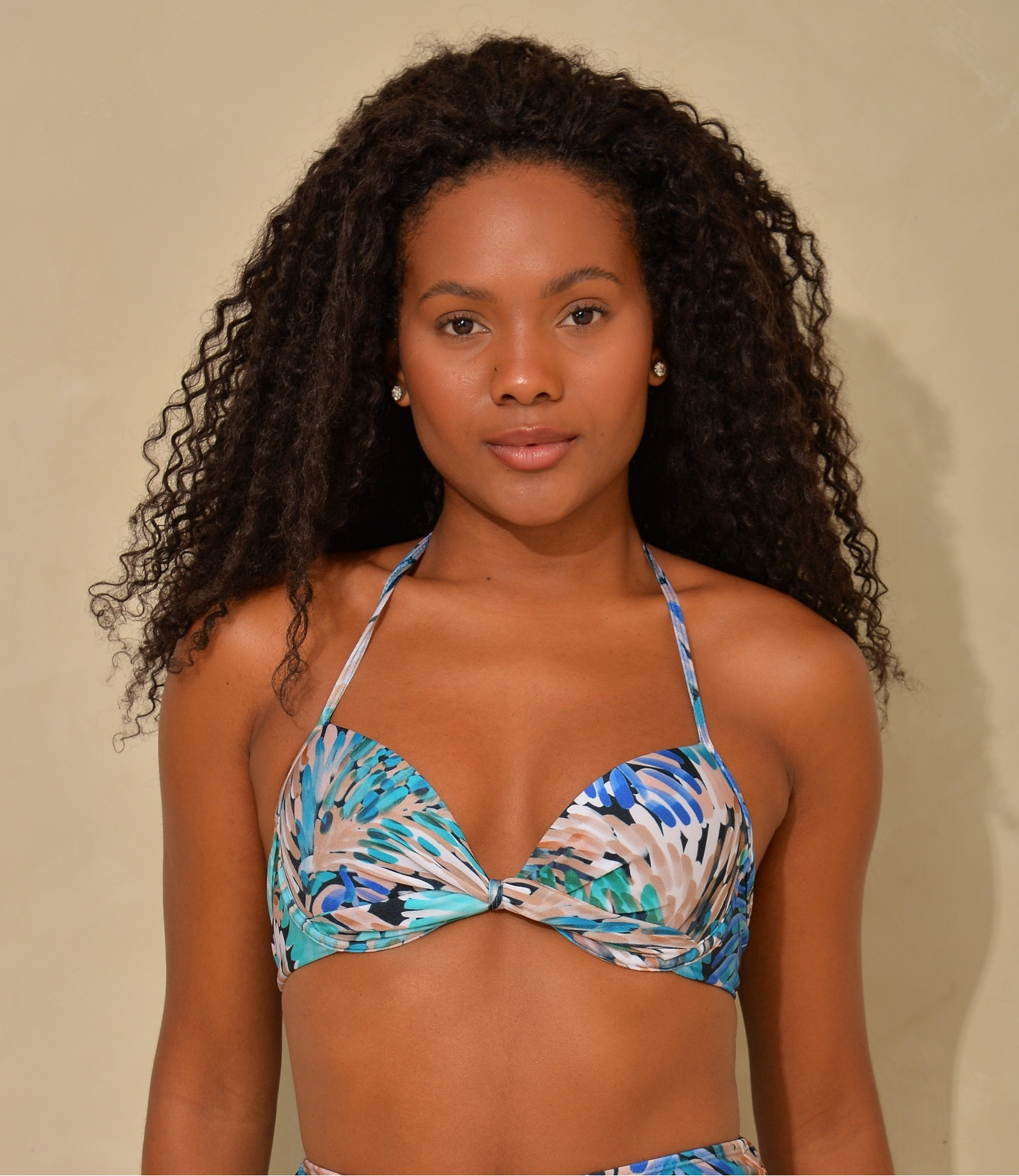 Top Meia Taça Estampado - Mirella