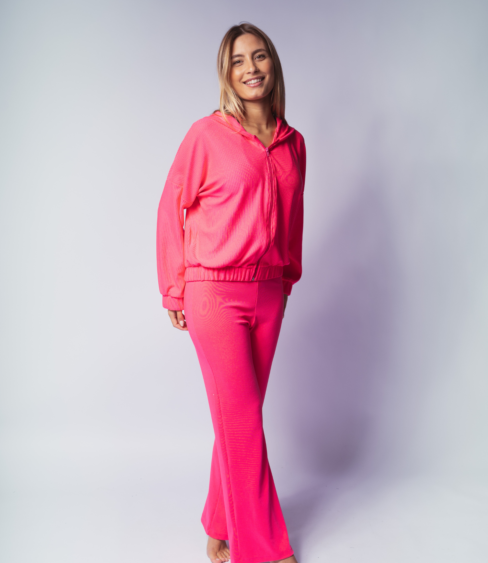 Conjunto Home Wear Plush Canelado Luiza