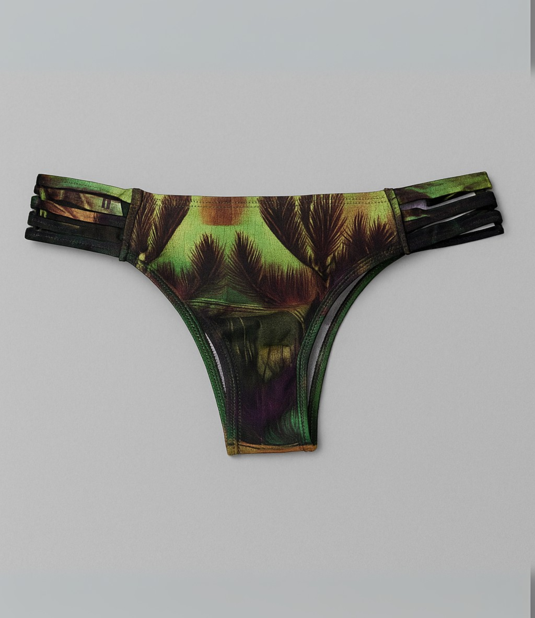 Calcinha Com Tiras Laterais Estampada