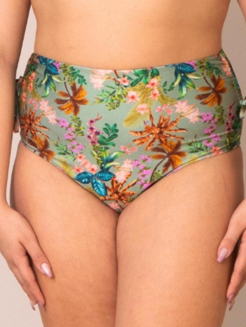 Calcinha de Biquíni Hot Pant com Amarração Lateral Marcela - 511 - Estampada