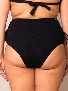 Calcinha de Biquíni Hot Pant com Amarração Lateral Marcela - 511 - Texturizada