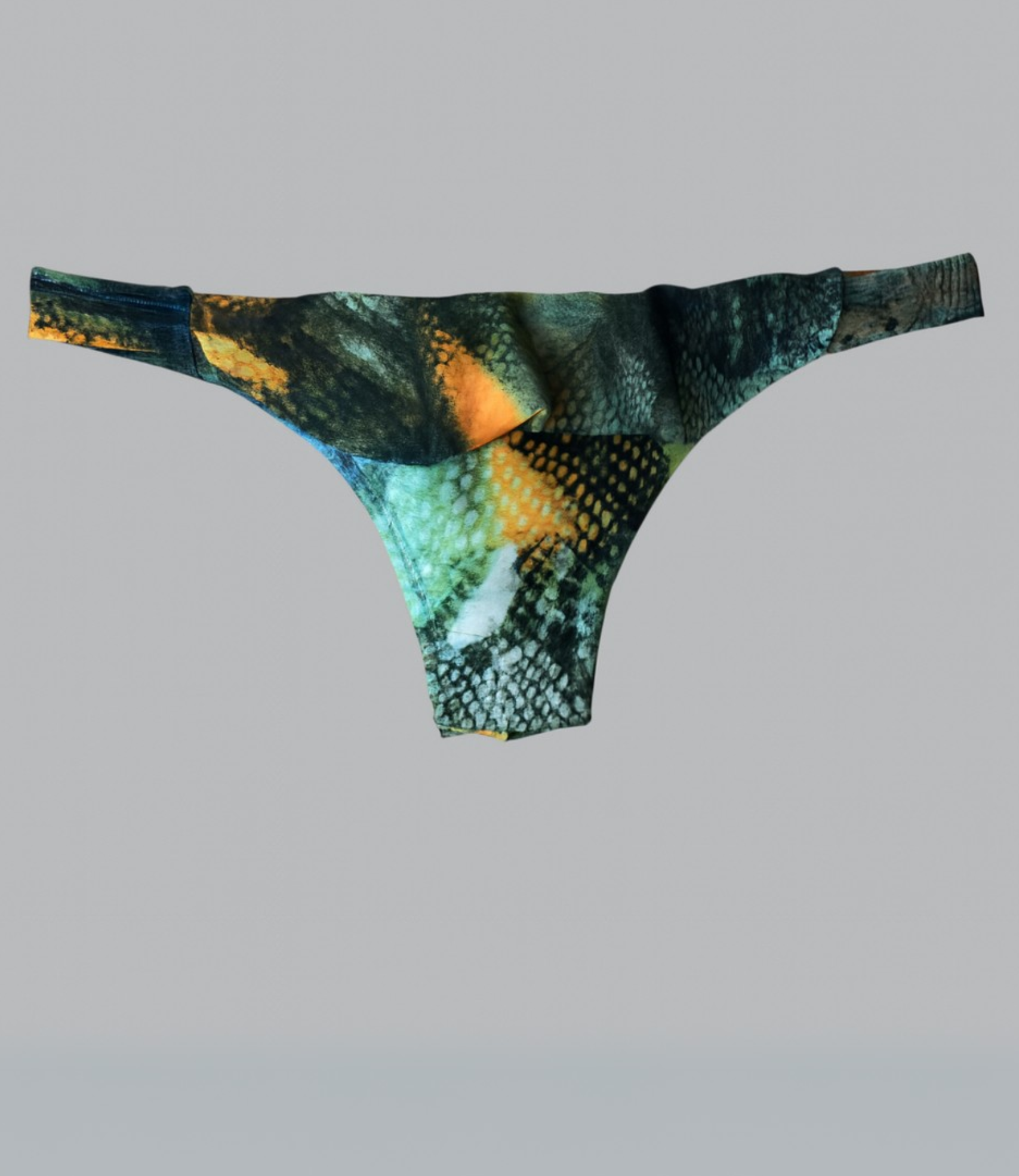 Calcinha Biquíni Com Babado Frontal Estampada