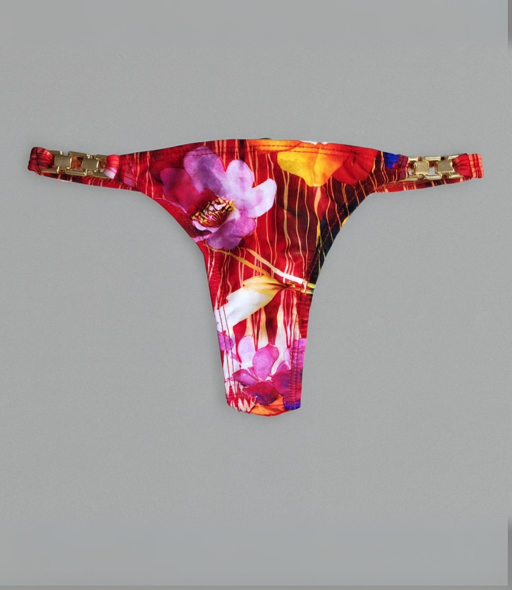 Calcinha Biquíni Com Detalhe Em Aviamento Estampada