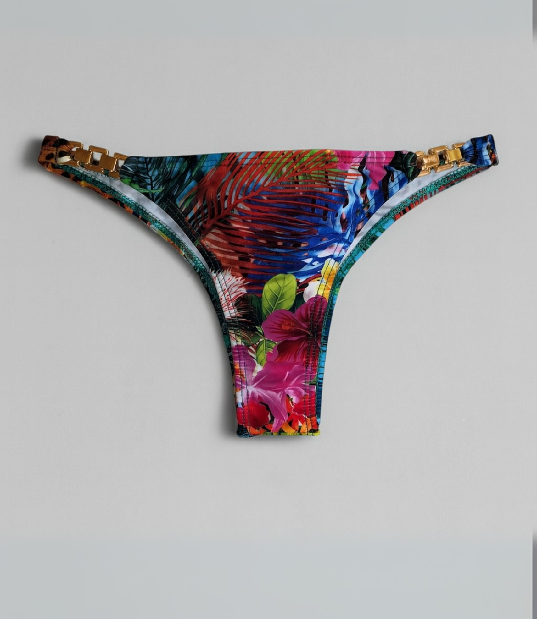 Calcinha Biquíni Com Detalhe Em Aviamento Estampada
