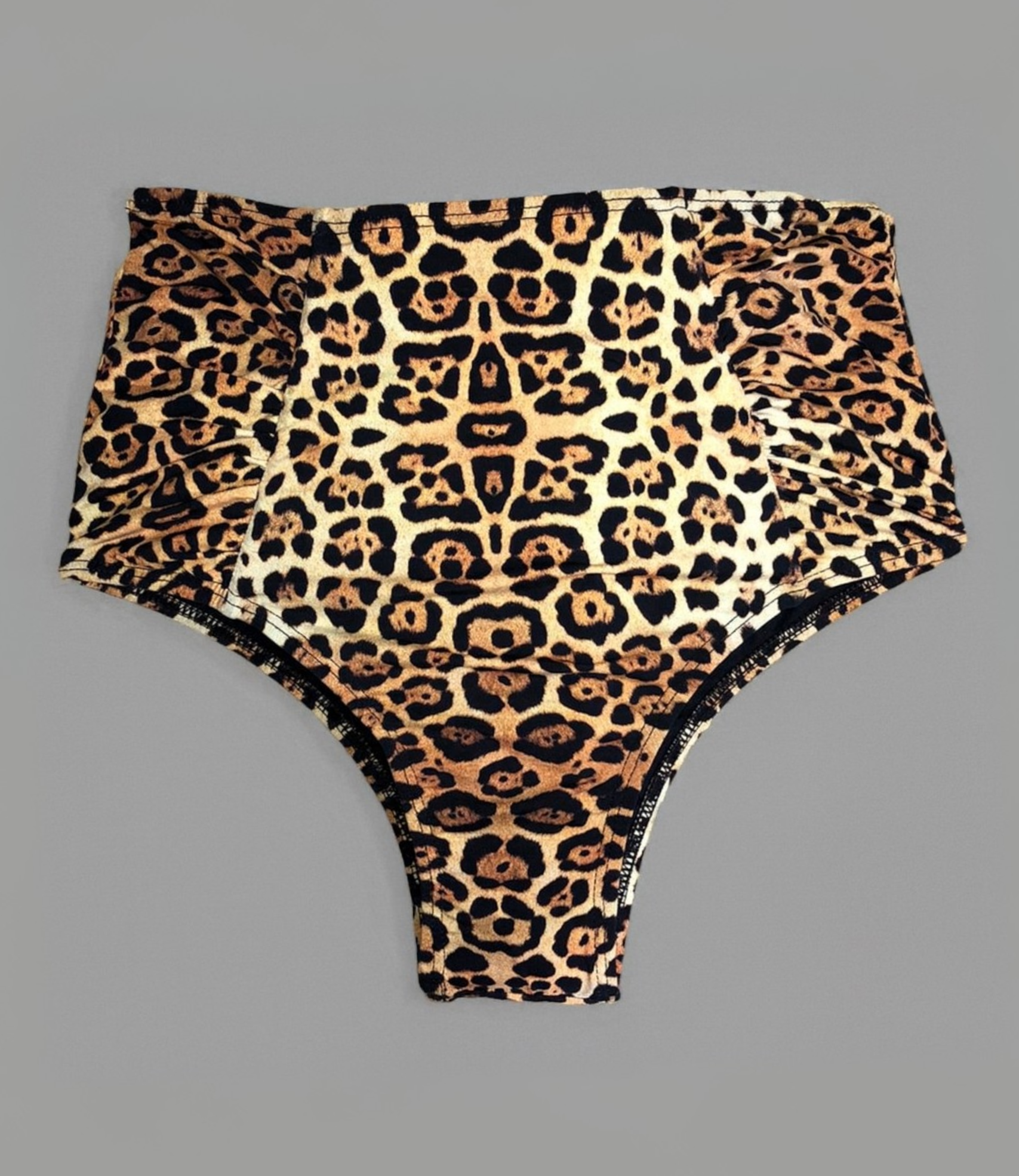 Calcinha Biquíni Hot Pant Franzida Estampada