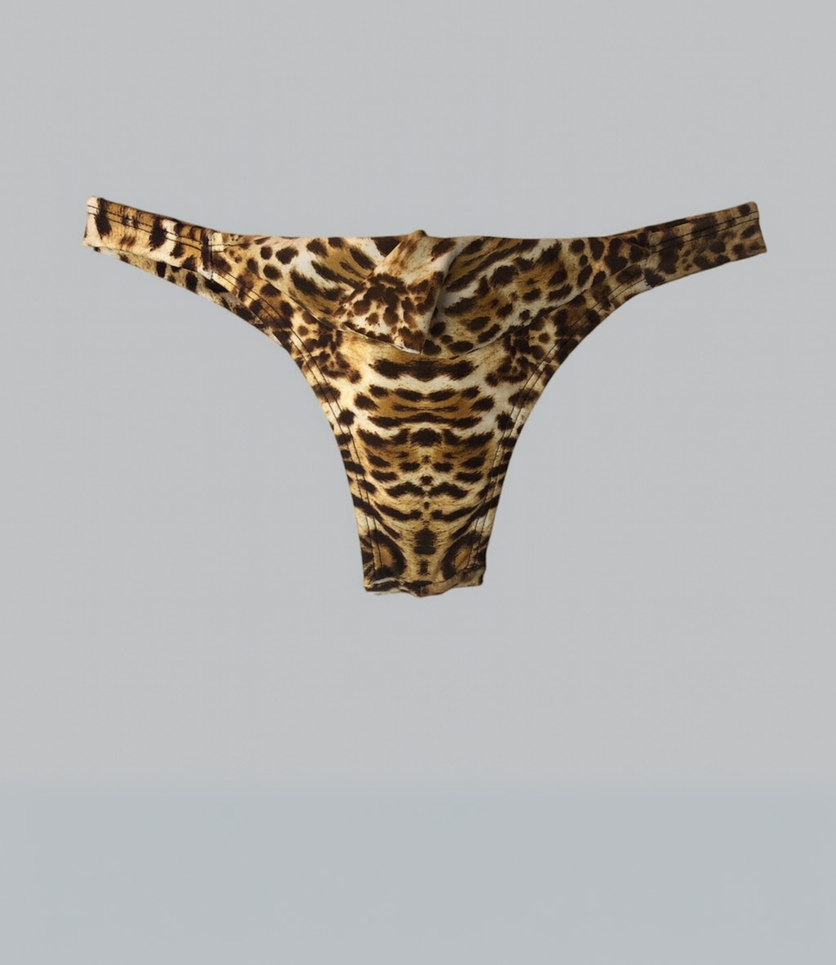 Calcinha Biquíni Com Babado Frontal Estampada