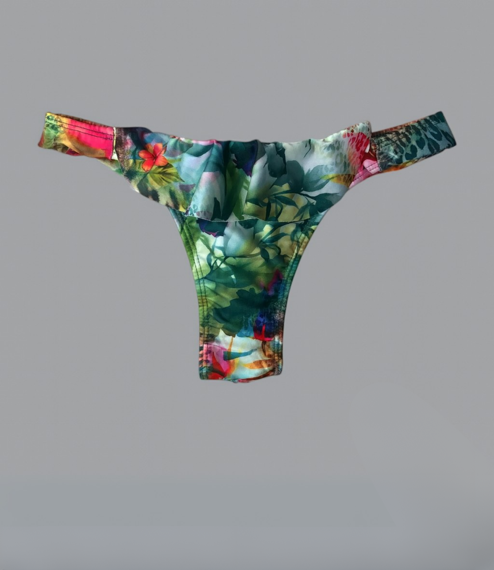 Calcinha Com Babado Frontal Estampada