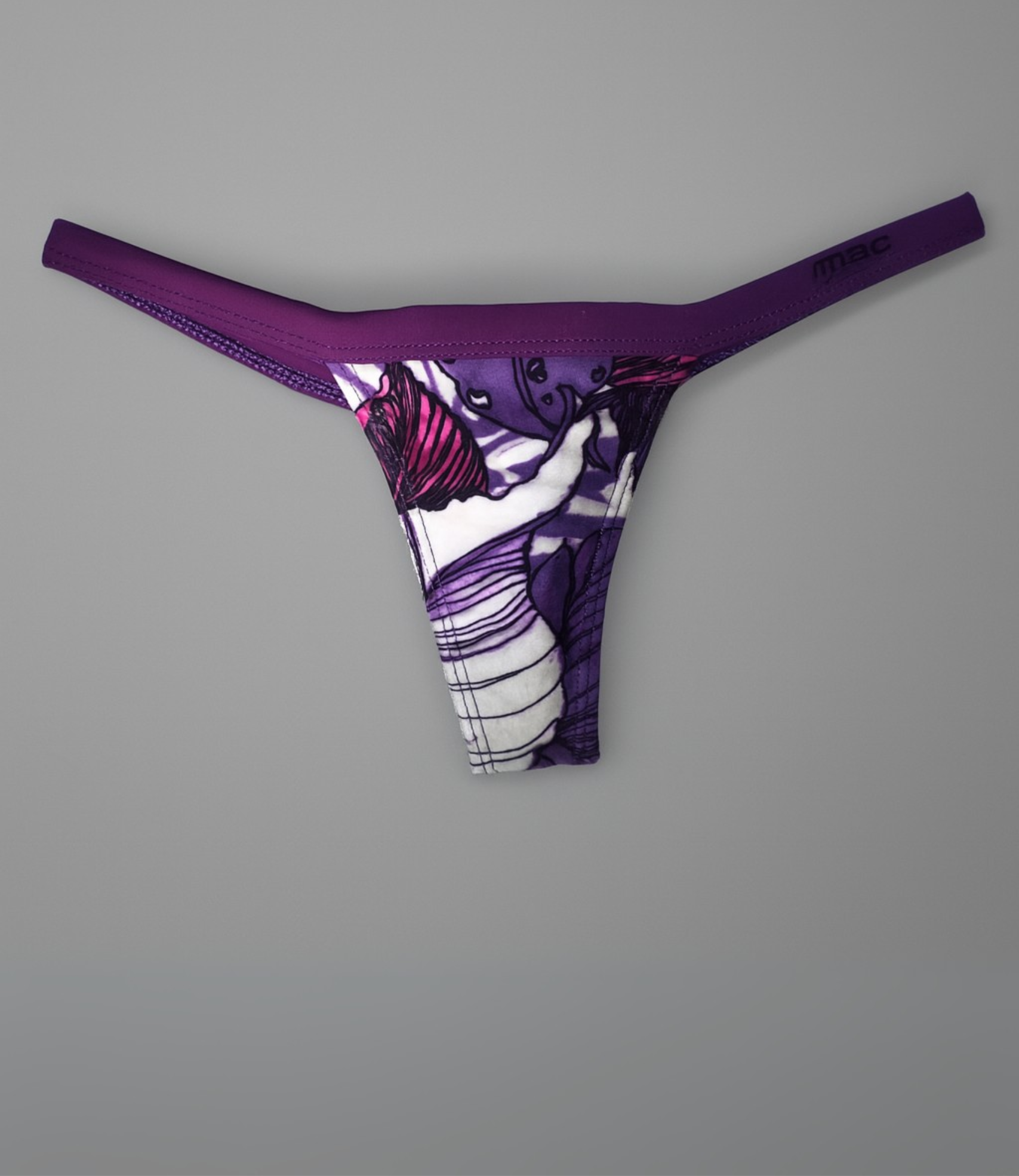 Calcinha Cavada Laterais Finas Estampada